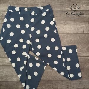 Loft Petite Polka Dot Capri Pants Size 4P